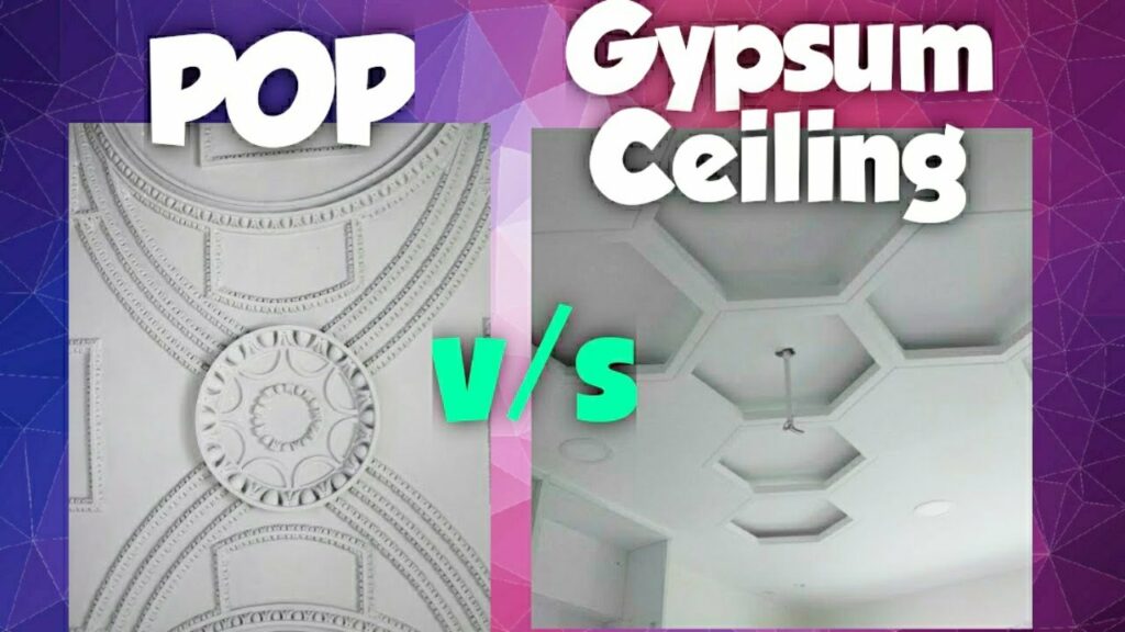 Plaster vs Gypsum Ceiling Tiles